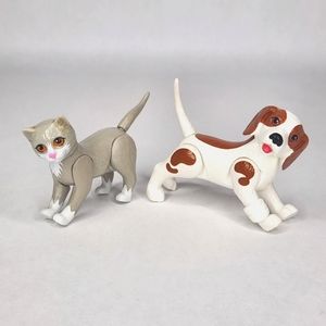 Vintage Pets from Pet Doctor Barbie Mattel 1995 Cat & Dog 90s